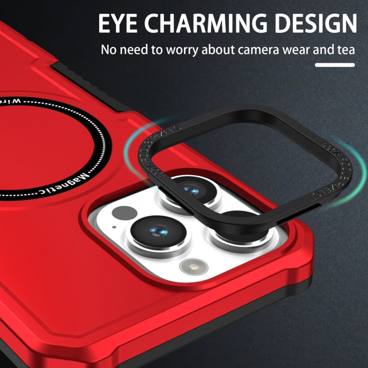 For Samsung Galaxy S20 FE MagSafe Shockproof Armor Phone Case(Red) - Galaxy S20 FE Cases by PMC TechLife | Online Shopping South Africa | PMC TechLife
