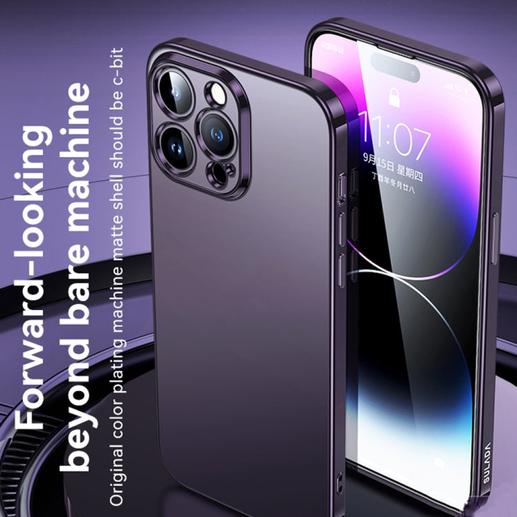 For iPhone 14 Pro Max SULADA Electroplating Frosted All-inclusive TPU Phone Case(Green) - iPhone 14 Pro Max Cases by SULADA | Online Shopping South Africa | PMC TechLife | Buy Now Pay Later Mobicred