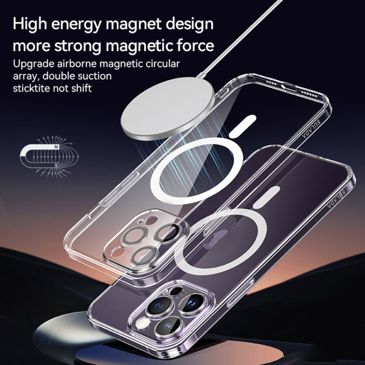 For iPhone 14 Plus SULADA Jingpin Series All-inclusive Lens Electroplated TPU Phone Case(Transparent) - iPhone 14 Plus Cases by SULADA | Online Shopping South Africa | PMC Jewellery