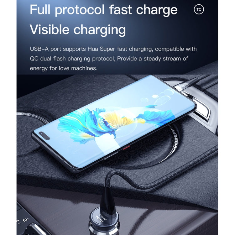 TOTUDESIGN 30W Car Fast Charging, Interface:USB-A + USB-C / Typ-C - Car Charger by TOTUDESIGN | Online Shopping South Africa | PMC Jewellery