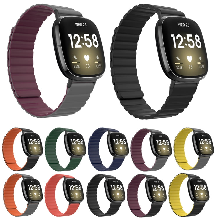 For Fitbit Versa 3 / Sense Universal Magnetic Silicone Watch Band(Green) - free shipping - PMC TechLife - Order now!