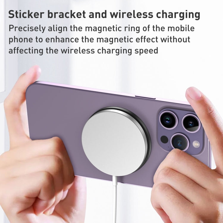 Car Magnetic Dual Axis Ring Phone Holder(Frosted Purple) - Ring Holder by PMC Jewellery | Online Shopping South Africa | PMC Jewellery