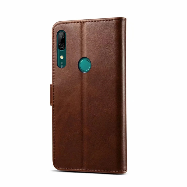 For Huawei Y9 Prime (2019) GUSSIM Business Style Horizontal Flip Leather Case with Holder & Card Slots & Wallet(Brown) - Huawei Cases by GUSSIM | Online Shopping South Africa | PMC TechLife | Buy Now Pay Later Mobicred