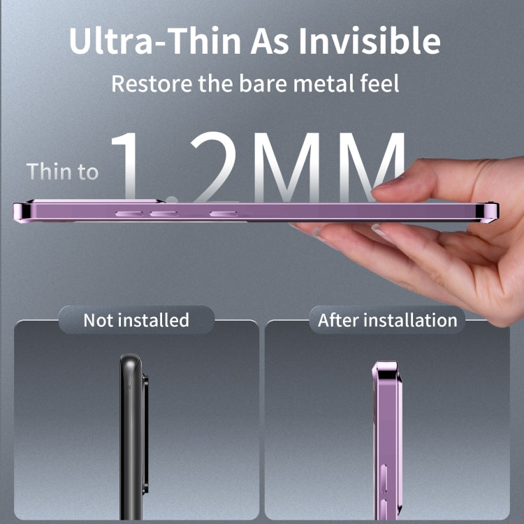 For Samsung Galaxy Note20 Ultra MagSafe Frosted Metal Phone Case(Purple) - Galaxy Note20 Ultra Cases by PMC TechLife | Online Shopping South Africa | PMC TechLife