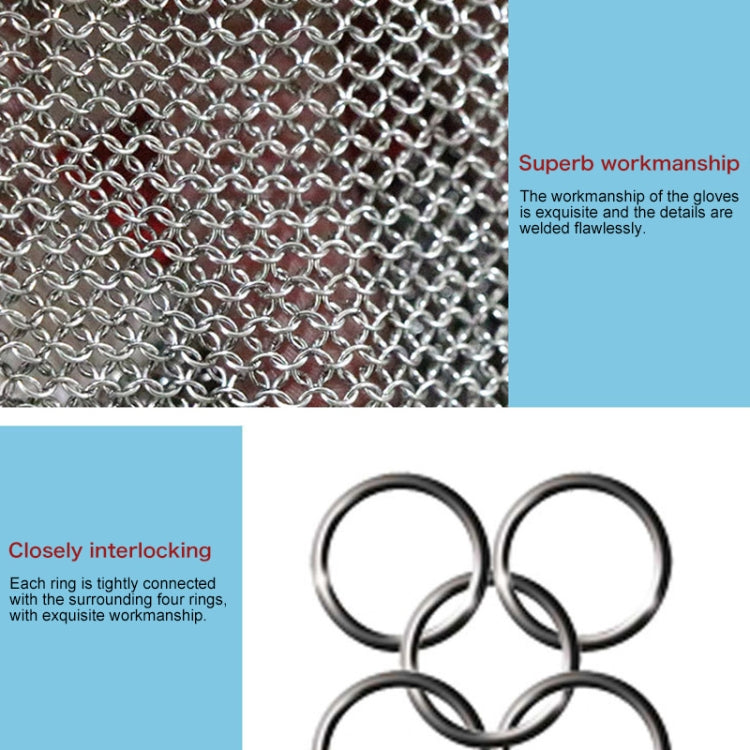 304 Stainless Steel 5 Fingers Steel Ring Anti-cutting Labor Protection Gloves, Size:M - Safety Gloves by PMC TechLife | Online Shopping South Africa | PMC TechLife | Buy Now Pay Later Mobicred