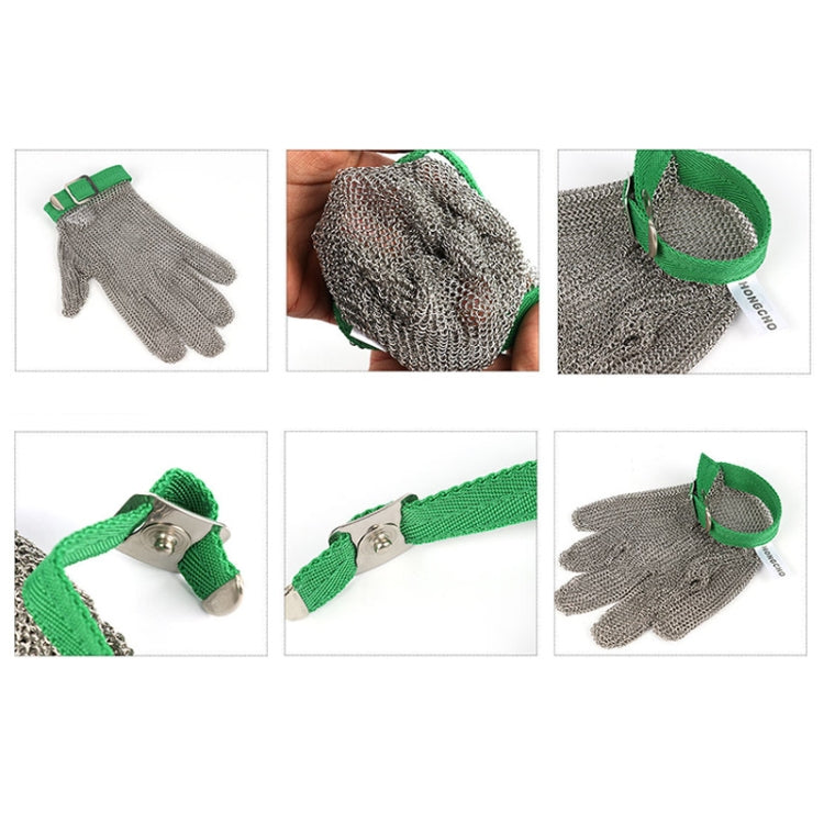 304 Stainless Steel 5 Fingers Steel Ring Anti-cutting Labor Protection Gloves, Size:M - Safety Gloves by PMC TechLife | Online Shopping South Africa | PMC TechLife | Buy Now Pay Later Mobicred