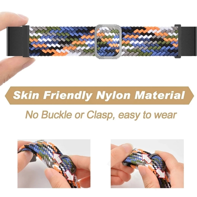 Compatible with Garmin Fenix 7 Adjustable Nylon Braided Elasticity Watch Band(Red) - free shipping - PMC TechLife - Order now!