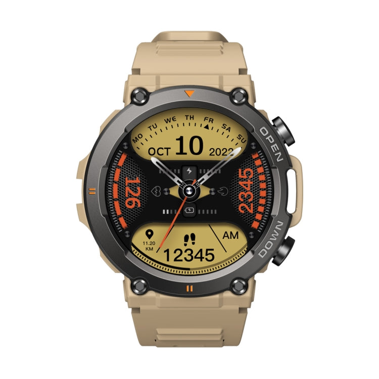 Zeblaze Vibe 7 1.39 inch Round Screen HD Smart Watch Support Voice Call/Health Monitoring(Khaki) - Smart Watches by Zeblaze | Online Shopping South Africa | PMC Jewellery | Buy Now Pay Later Mobicred