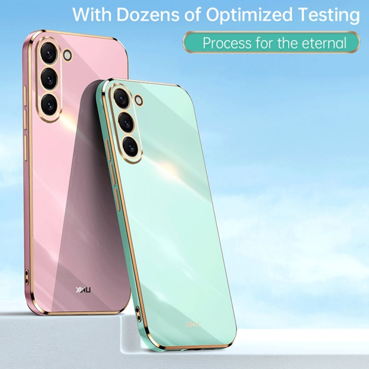 For Samsung Galaxy S23+ 5G XINLI Straight Edge 6D Electroplate TPU Phone Case(Pink) - free shipping - PMC TechLife - Order now!