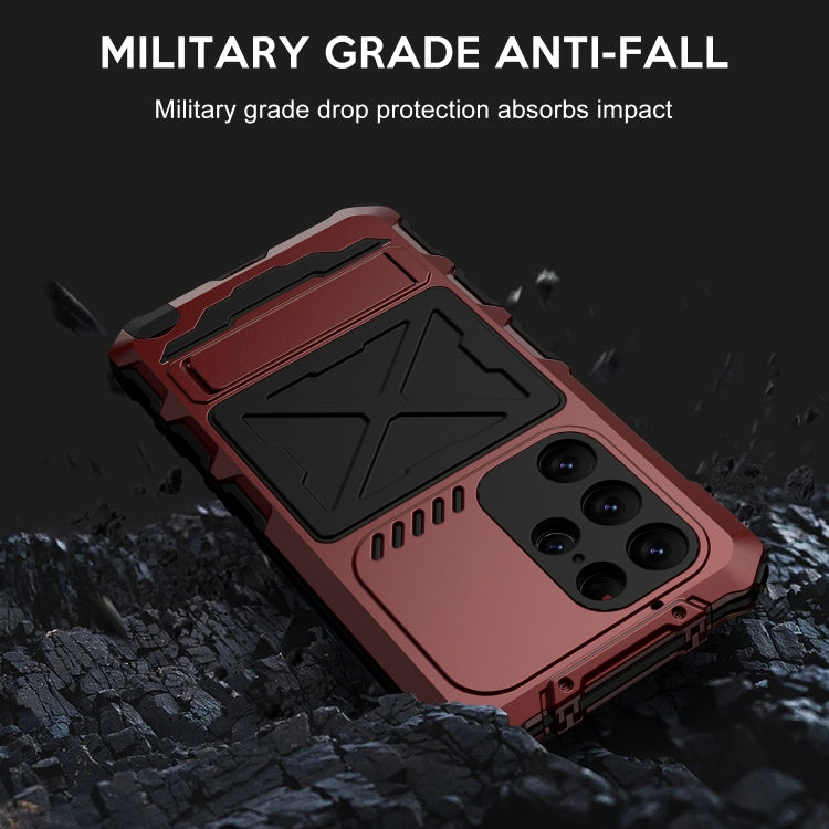 For Samsung Galaxy S23 Ultra 5G R-JUST Life Waterproof Dustproof Shockproof Phone Case(Red) - Galaxy S23 Ultra 5G Cases by R-JUST | Online Shopping South Africa | PMC TechLife | Buy Now Pay Later Mobicred