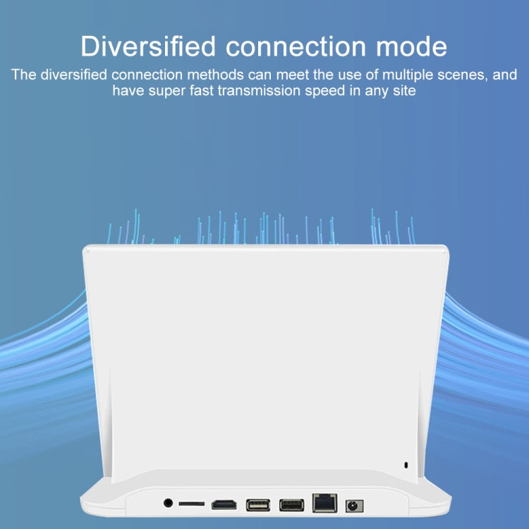 HSD1007A 10.1 inch Touch Screen All in One PC, RK3128 1GB+16GB Android 6.0, Plug:EU Plug(White) - All in One PC by PMC TechLife | Online Shopping South Africa | PMC TechLife