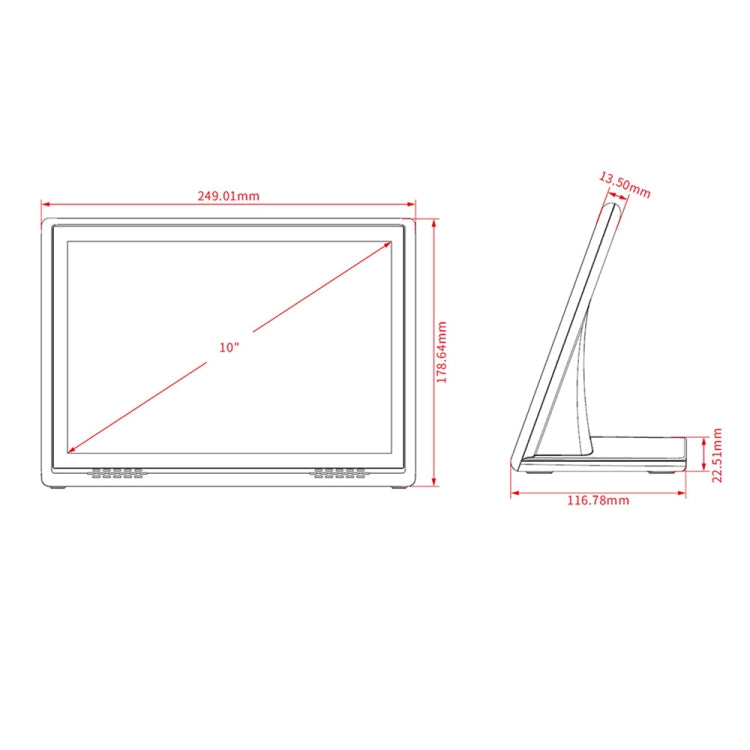 HSD1007A 10.1 inch Touch Screen All in One PC, RK3128 1GB+16GB Android 6.0, Plug:UK Plug(White) - free shipping - PMC TechLife - Order now!