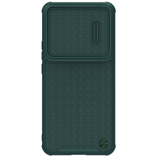 For Xiaomi 12T Pro NILLKIN 3D Textured Camshield PC + TPU Phone Case(Green) - Xiaomi Cases by NILLKIN | Online Shopping South Africa | PMC Jewellery