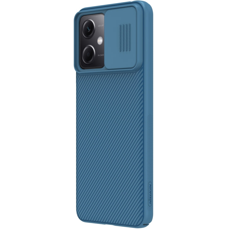 For Xiaomi Redmi Note 12 China NILLKIN Black Mirror Series PC Camshield Full Coverage Dust-proof Scratch Resistant Case(Blue) - Note 12 Cases by NILLKIN | Online Shopping South Africa | PMC Jewellery