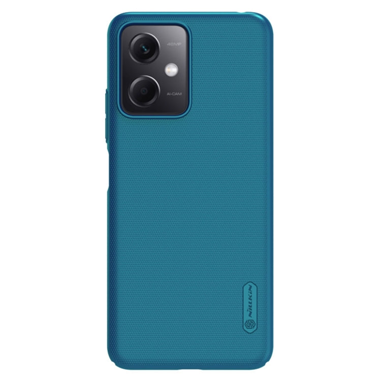 For Xiaomi Redmi Note 12 China NILLKIN Frosted PC Phone Case(Blue) - Note 12 Cases by NILLKIN | Online Shopping South Africa | PMC Jewellery