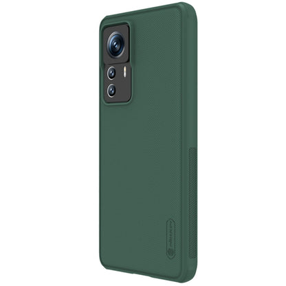 For Xiaomi 12T Pro NILLKIN Frosted Shield Pro PC + TPU Phone Case(Green) - Xiaomi Cases by NILLKIN | Online Shopping South Africa | PMC Jewellery