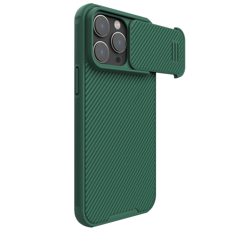 For iPhone 14 Pro Max NILLKIN CamShield S Magnetic Magsafe Case(Green) - iPhone 14 Pro Max Cases by NILLKIN | Online Shopping South Africa | PMC Jewellery