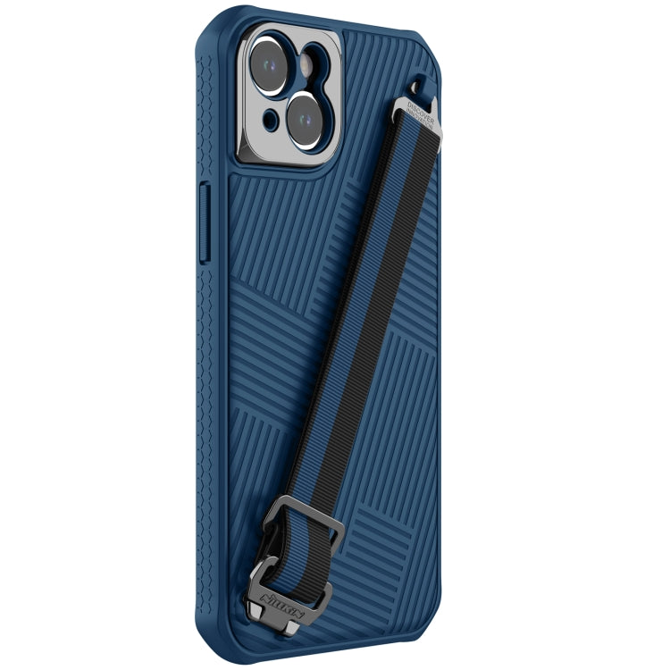 For iPhone 14 Plus NILLKIN Shadow Series TPU Phone Case(Blue) - iPhone 14 Plus Cases by NILLKIN | Online Shopping South Africa | PMC Jewellery