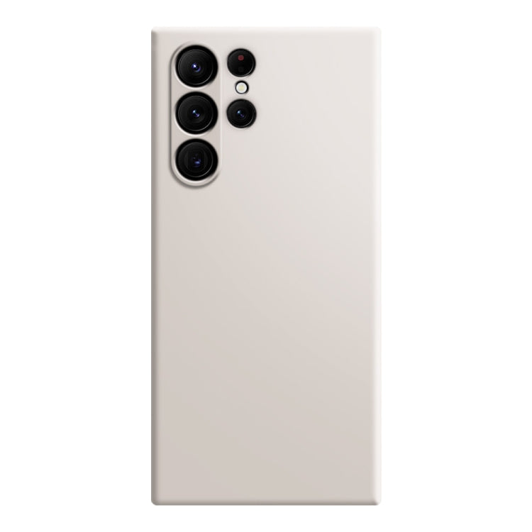 For Samsung Galaxy S23 Ultra 5G Imitation Liquid Silicone Phone Case(White) - free shipping - PMC TechLife - Order now!