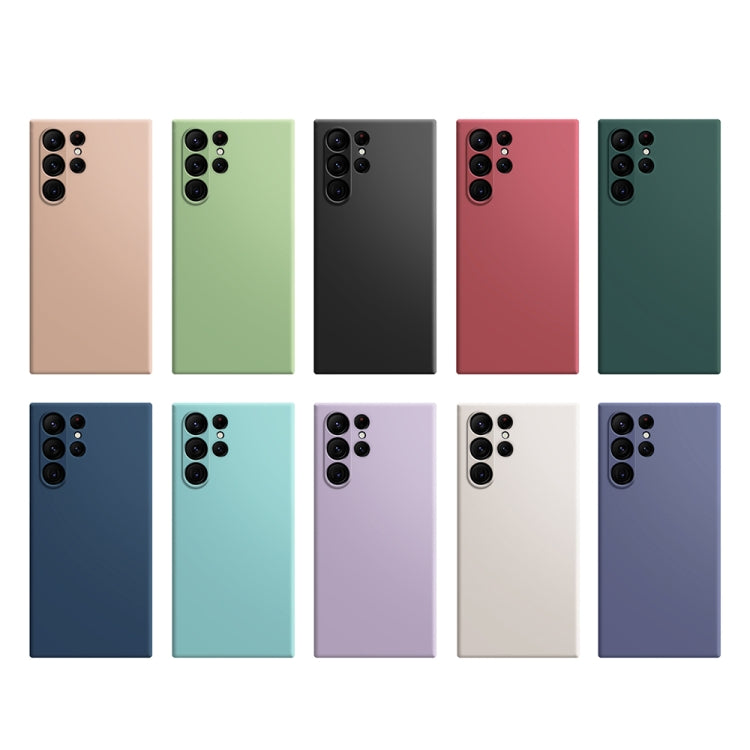 For Samsung Galaxy S23 Ultra 5G Imitation Liquid Silicone Phone Case(White) - free shipping - PMC TechLife - Order now!