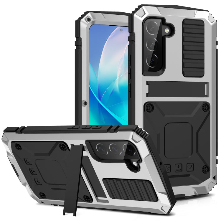 For Samsung Galaxy S23 5G R-JUST Life Waterproof Dustproof Shockproof Phone Case(Silver) - free shipping - PMC TechLife - Order now!