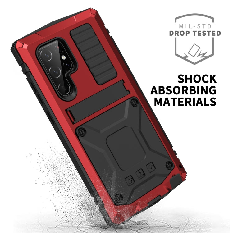 For Samsung Galaxy S23 Ultra 5G R-JUST Life Waterproof Dustproof Shockproof Phone Case(Red) - Galaxy S23 Ultra 5G Cases by R-JUST | Online Shopping South Africa | PMC TechLife | Buy Now Pay Later Mobicred