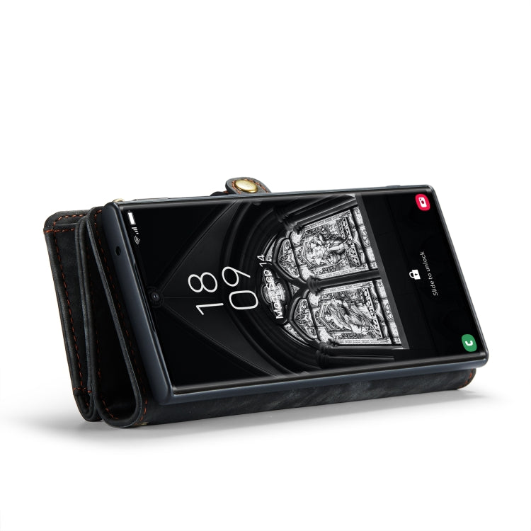 For Samsung Galaxy S23 Ultra 5G CaseMe 008 Detachable Multifunctional Leather Phone Case(Black) - free shipping - PMC TechLife - Order now!