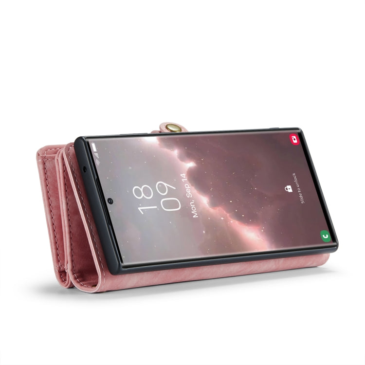 For Samsung Galaxy S23 Ultra 5G CaseMe 008 Detachable Multifunctional Leather Phone Case(Pink) - Galaxy S23 Ultra 5G Cases by CaseMe | Online Shopping South Africa | PMC TechLife | Buy Now Pay Later Mobicred