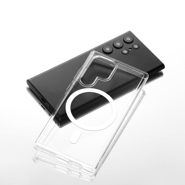 For Samsung Galaxy S23 5G TPU Magsafe Phone Case(Transparent) - Galaxy S23 5G Cases by PMC TechLife | Online Shopping South Africa | PMC TechLife