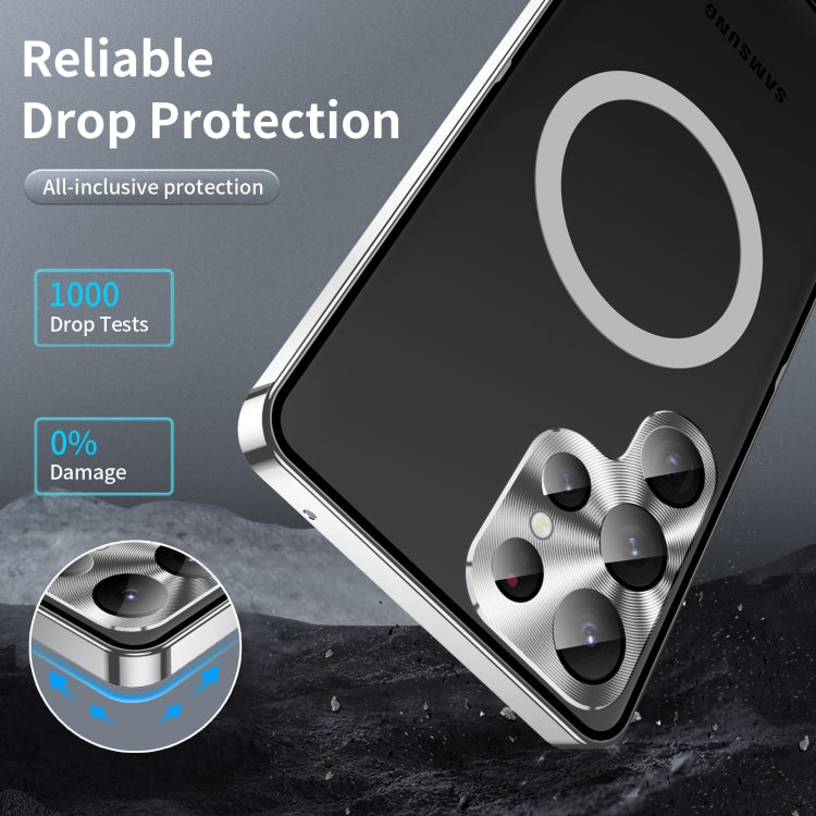For Samsung Galaxy S23 Ultra 5G MagSafe Magnetic Frosted Metal Phone Case(Silver) - free shipping - PMC TechLife - Order now!