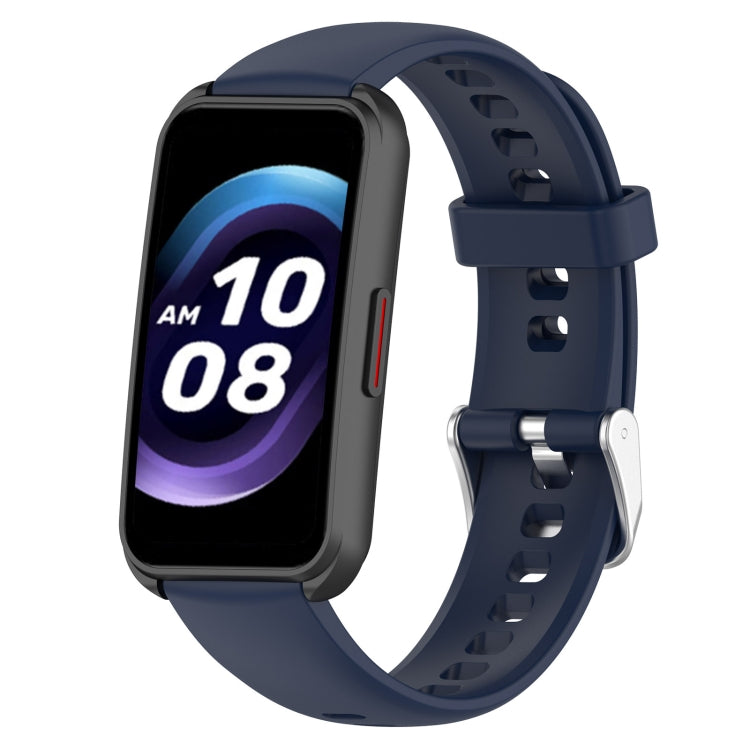 For Keep Band B5 / B4 / B4 Lite 16mm Glossy Surface Silicone Watch Band(Midnight Blue) - free shipping - PMC TechLife - Order now!