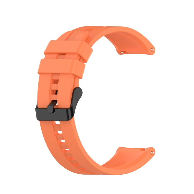 For Huawei Watch Buds 20mm Silicone Black Buckle Watch Band(Vitality Orange) - free shipping - PMC TechLife - Order now!