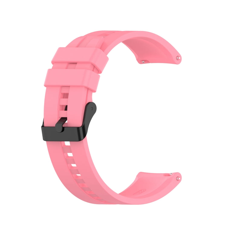 For Huawei Watch Buds 22mm Silicone Black Buckle Watch Band(Pink) - free shipping - PMC TechLife - Order now!