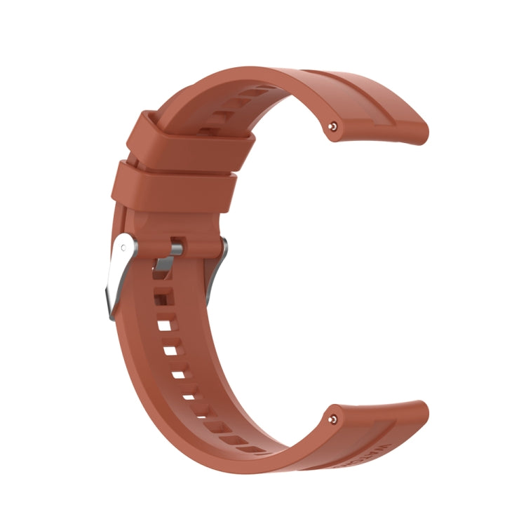 For Huawei Watch Buds / Watch 3 Pro New 22mm Silicone Silver Buckle Watch Band(Cabernet Orange) - free shipping - PMC TechLife - Order now!