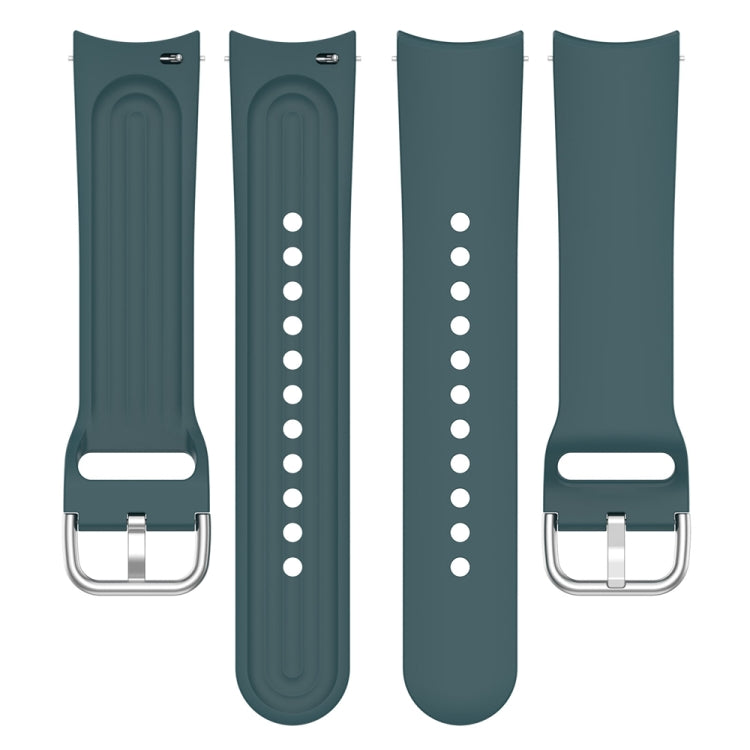 For Xiaomi Watch S2 22mm Solid Color Silicone Watch Band(Pine Green) - free shipping - PMC TechLife - Order now!