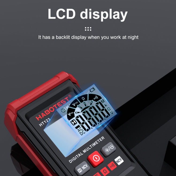 HABOTEST HT123 Mini High-precision Digital Multimeter - free shipping - PMC TechLife - Order now!