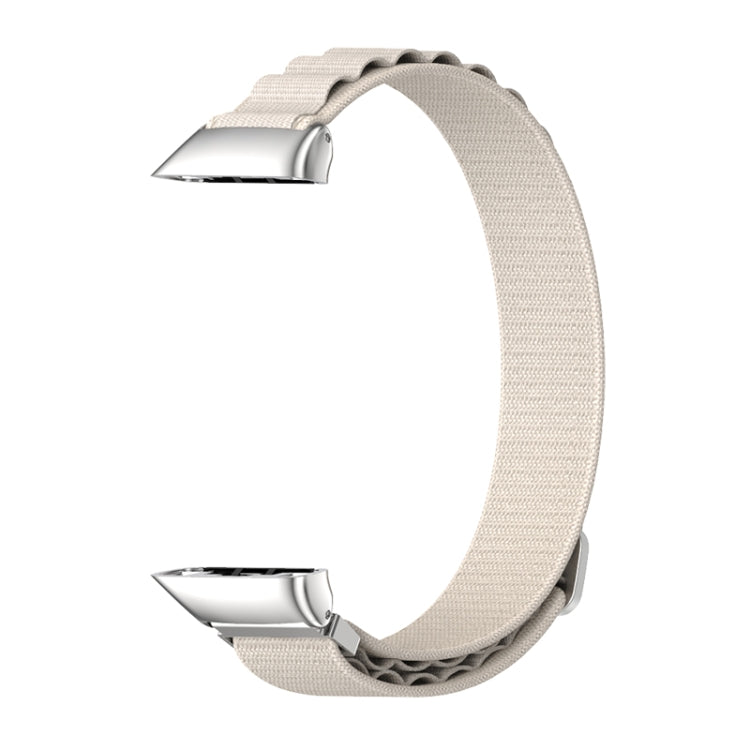 For Huawei Band 6 / Honor Band 6 / 7 MIJOBS Nylon Breathable Watch Band(Grey Silver) - free shipping - PMC TechLife - Order now!