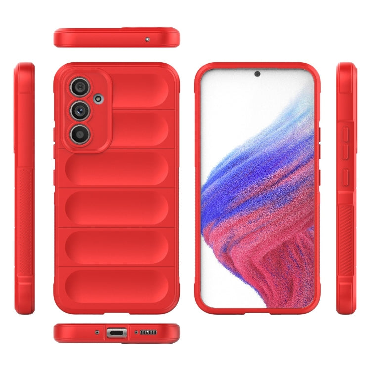 For Samsung Galaxy A54 5G Magic Shield TPU + Flannel Phone Case(Dark Green) - free shipping - PMC TechLife - Order now!