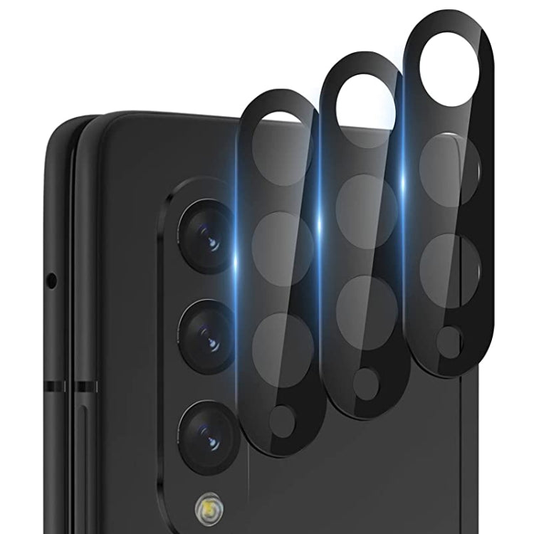 For Samsung Galaxy Z Fold3 5G Integrated Rear Camera Lens Tempered Glass Film(Black) - free shipping - PMC TechLife - Order now!