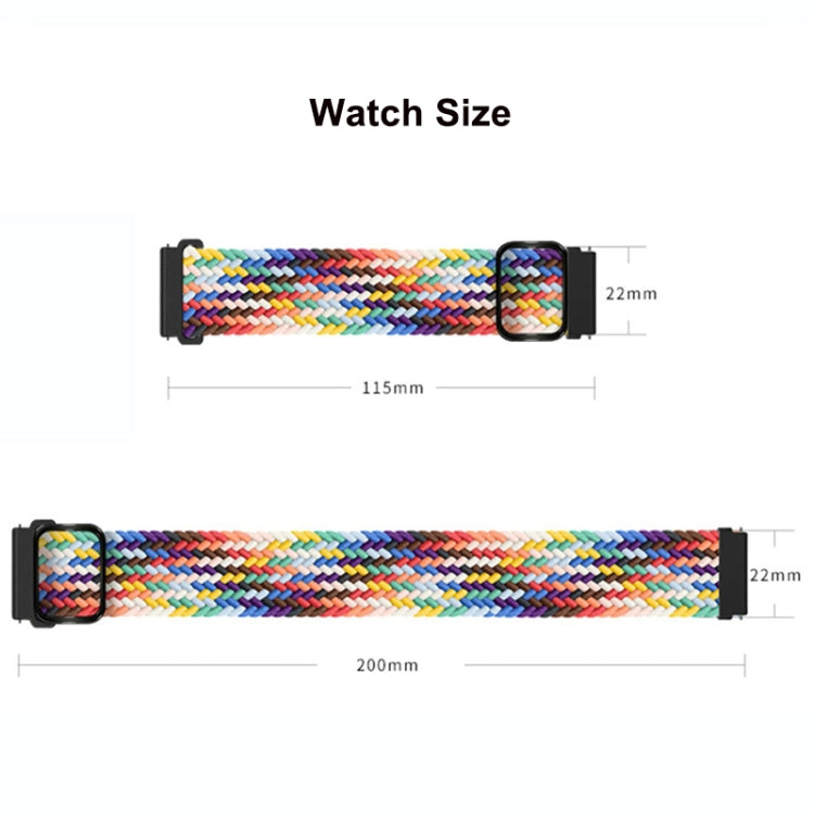For Google Pixel Watch Buckle Nylon Braided Watch Band(Rainbow) - free shipping - PMC TechLife - Order now!
