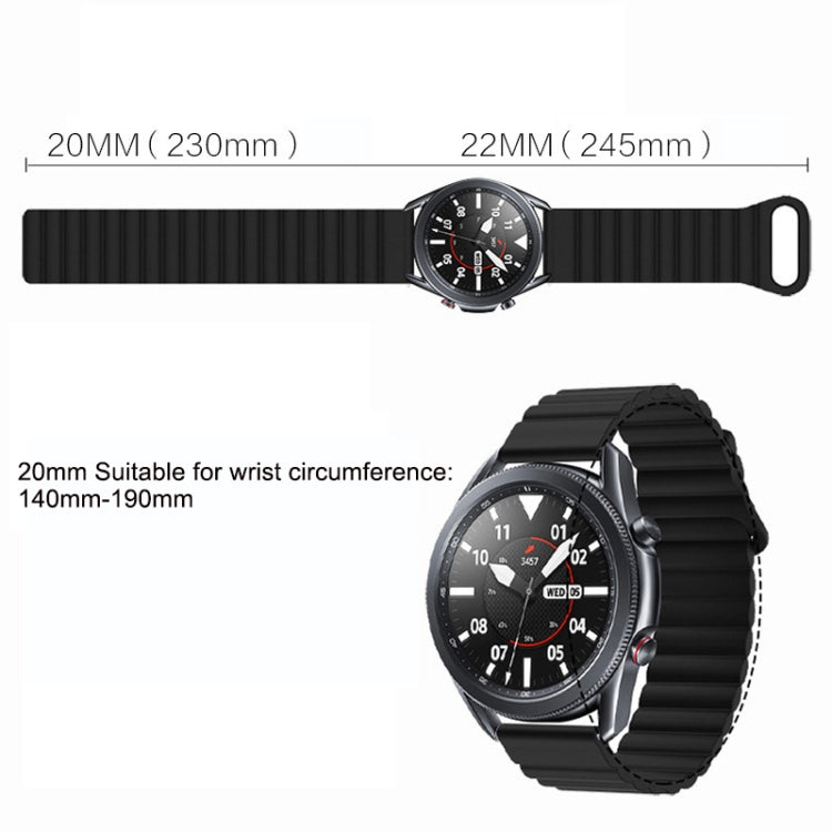 For Google Pixel Watch Reverse Buckle Magnetic Silicone Watch Band(White Blue) - free shipping - PMC TechLife - Order now!