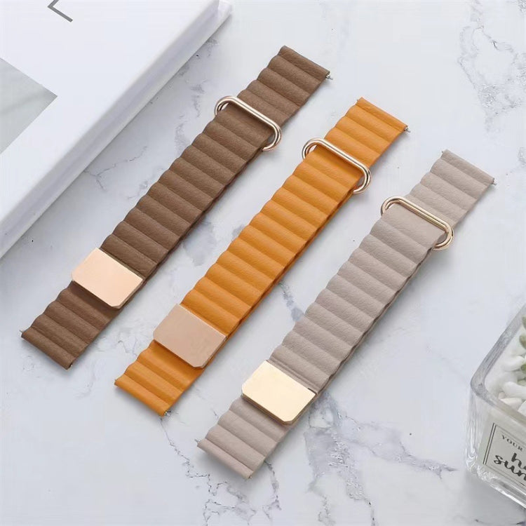For Google Pixel Watch Reverse Buckle Magnetic Genuine Leather Watch Band(Green) - free shipping - PMC TechLife - Order now!