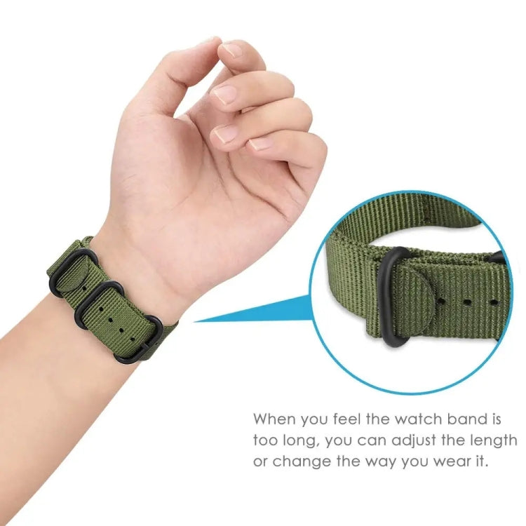 For Google Pixel Watch Three-ring Black Buckle Nylon Watch Band(Orange) - free shipping - PMC TechLife - Order now!