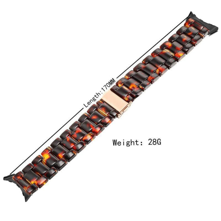 For Google Pixel Watch Three-beads Resin Watch Band(Rainbow) - free shipping - PMC TechLife - Order now!