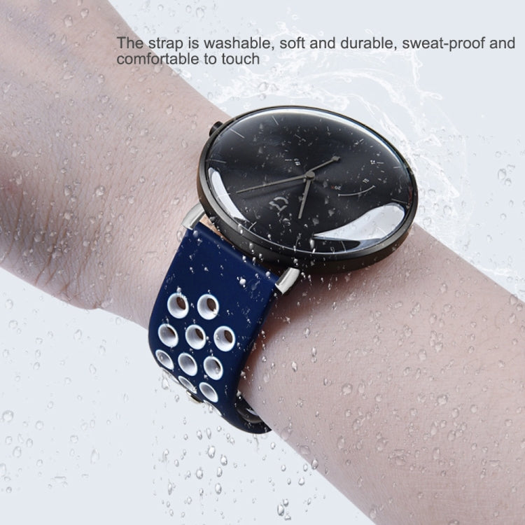 For Google Pixel Watch Two-color Reverse Buckle Silicone Watch Band(Black Red) - free shipping - PMC TechLife - Order now!