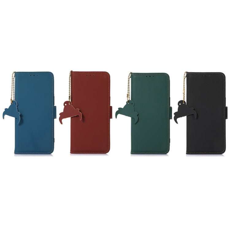 For Xiaomi 13 Genuine Leather Magnetic RFID Leather Phone Case(Black) - 13 Cases by PMC TechLife | Online Shopping South Africa | PMC TechLife