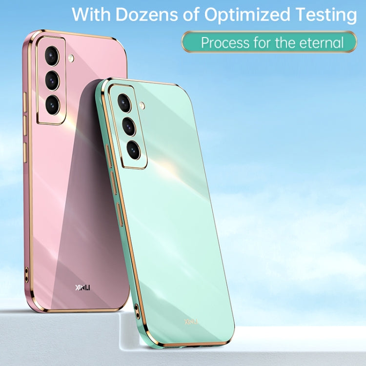 For Samsung Galaxy S21 5G XINLI Straight Edge 6D Electroplate TPU Phone Case(White) - free shipping - PMC TechLife - Order now!