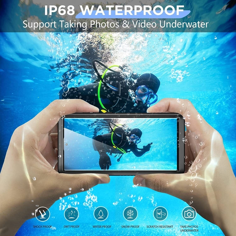 For Samsung Galaxy S23 Ultra 5G RedPepper 360 Full Body Life Waterproof Phone Case(Black) - free shipping - PMC TechLife - Order now!