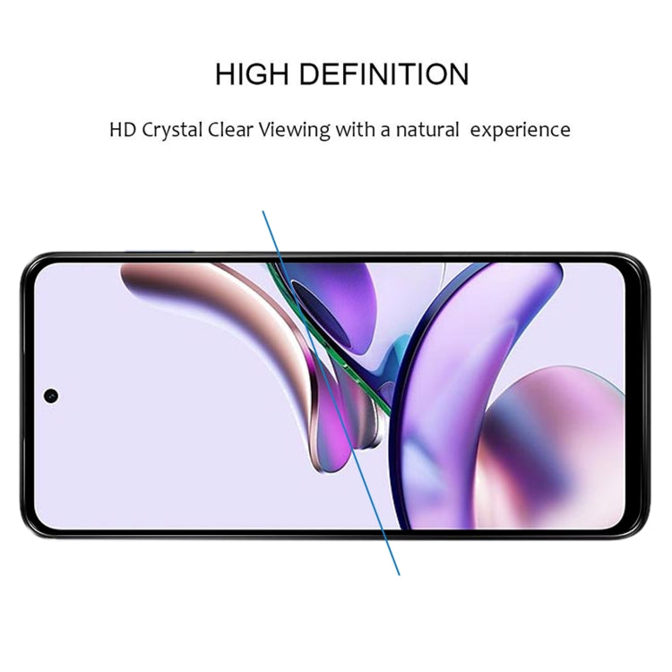 For Motorola Moto G13 Full Glue Full Cover Screen Protector Tempered Glass Film - free shipping - PMC TechLife - Order now!
