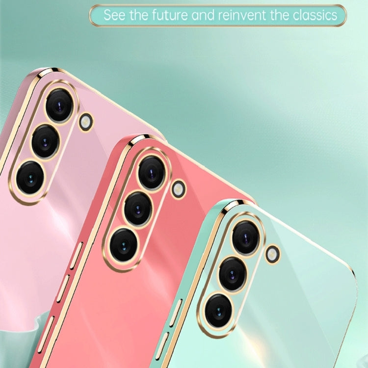 For Samsung Galaxy S22 5G XINLI Straight Edge 6D Electroplate TPU Phone Case(Black) - free shipping - PMC TechLife - Order now!